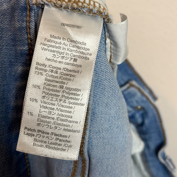 Madewell Light wash Cali Denim Boot Button-fly Jeans Size 29 - Picture 5 of 7